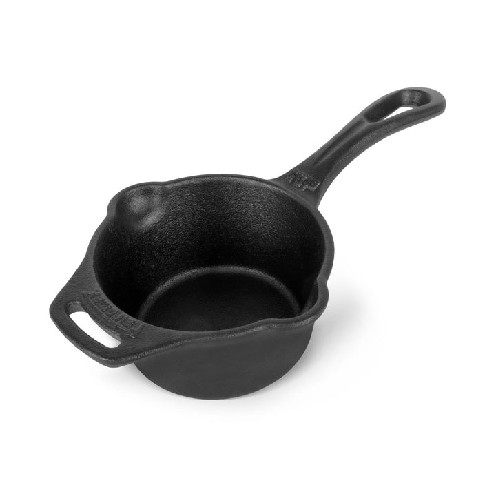 Petromax Gusseisen Saucentopf (0,5L) – Kleiner Topf mit Stiel & Ausgiesshilfe, wärmespeichernd, vore