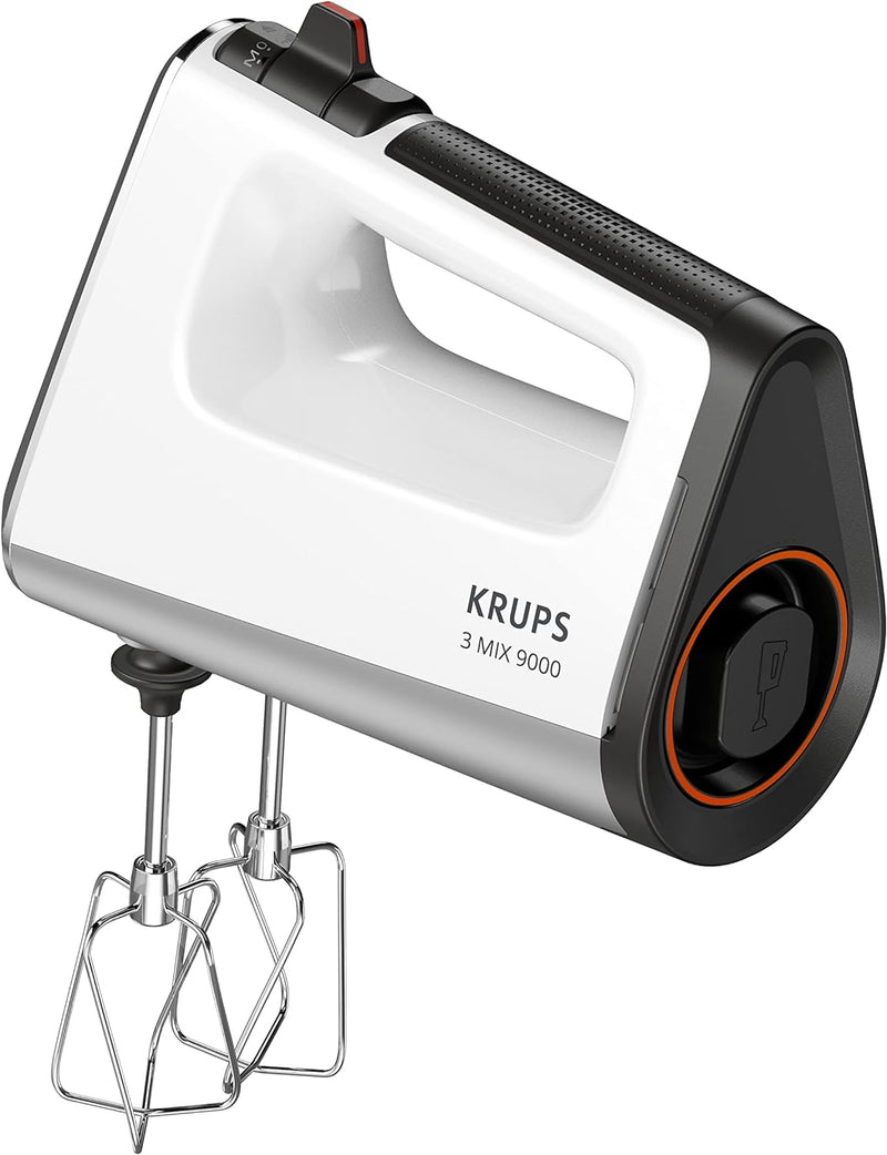 Krups GN9101 3 Mix 9000 Handmixer | 750 Watt | leistungsstark | Geschwindigkeitsregler | Turbomodus