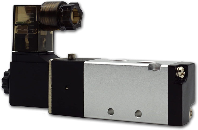 Pneumatik Magnet- Wegeventil 5/2 Wege 1/8" 12 Volt DC (5/2 Wege 1/8" 12 Volt DC) 5/2 Wege 1/8 12 Vol