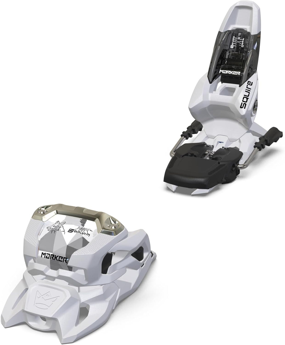 Marker Squire 11 Ski Bindungen 2022 - weiss 100 mm