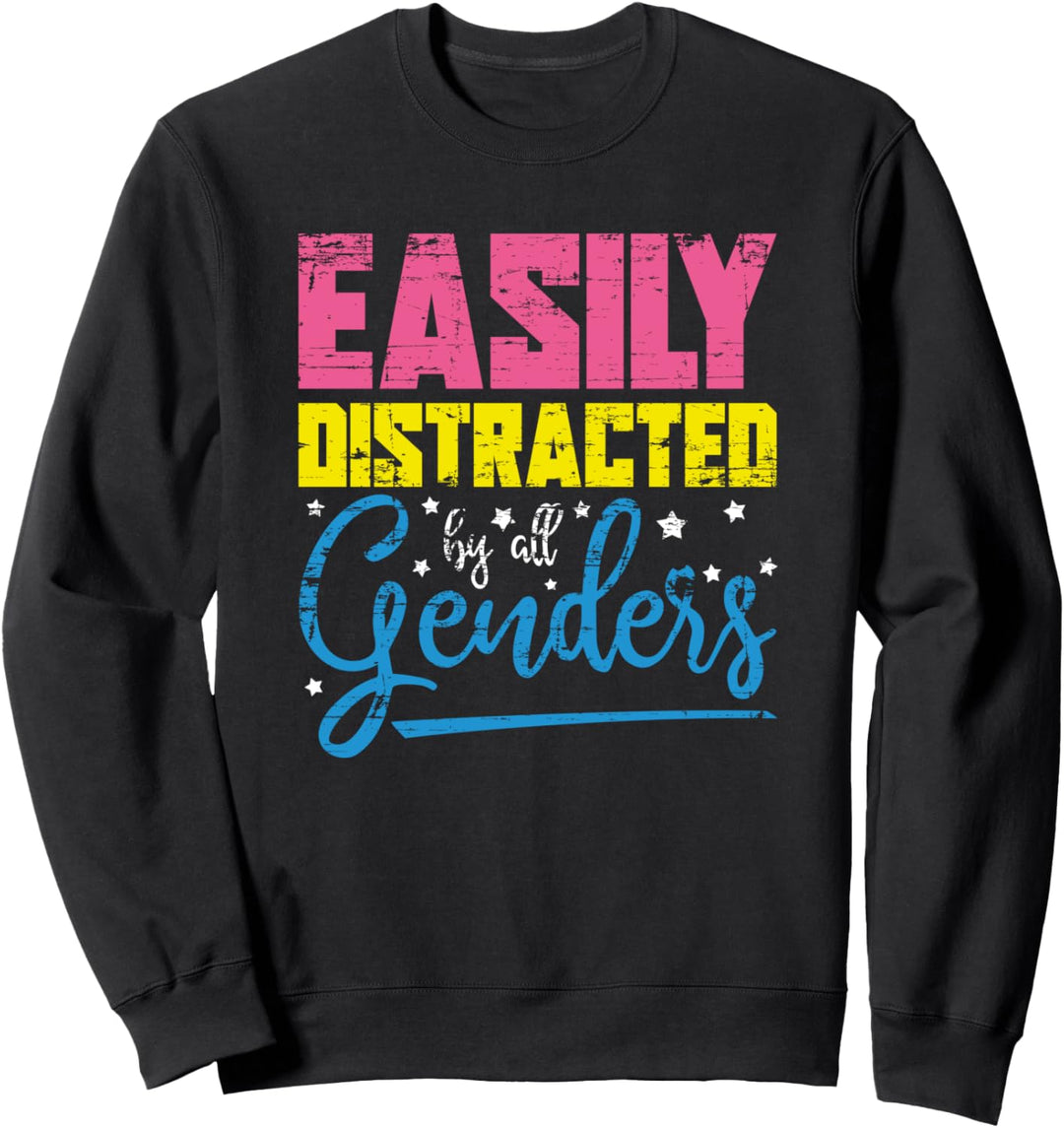 Pan Pride LGBTQ Queer CSD Lustiges Geschenk Pansexuell Sweatshirt