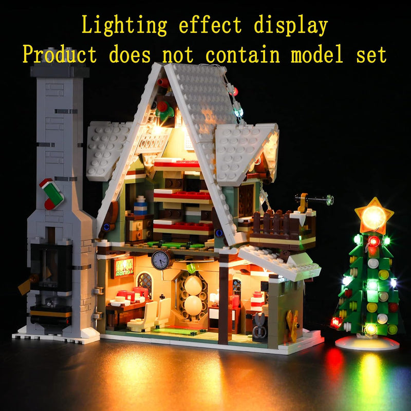 GEAMENT LED Licht-Set (Fernbedienung) Kompatibel mit Lego Elf Clubhouse - Beleuchtungsset für Creato