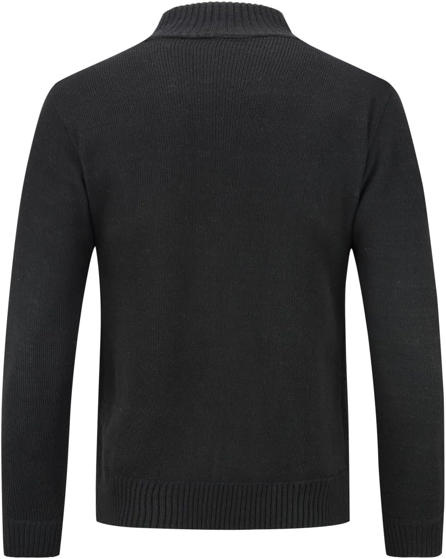 Sliktaa Herren Strickjacke Festival Cardigan Warm Trachtenjacke Mode Schlichter Pullover Langarm Swe