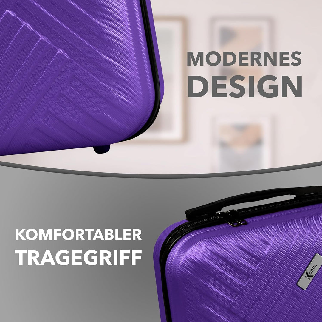 Xonic® Design Kosmetikkoffer aus ABS Hartschale – Robustes Beautycase als Handgepäck - Kosmetiktasch