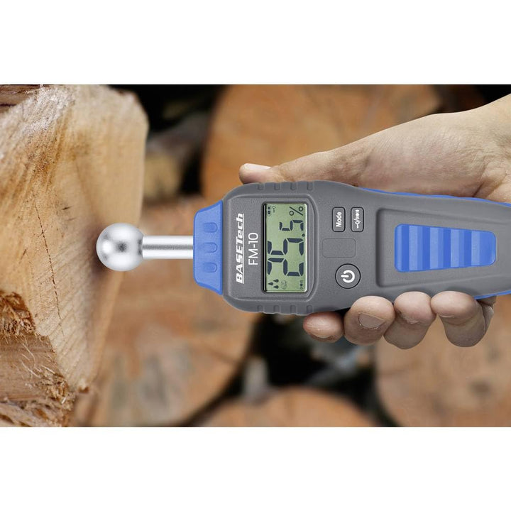 Basetech FM-10 Materialfeuchtemessgerät Messbereich Baufeuchtigkeit (Bereich) 0.1 bis 99.9% vol Mess