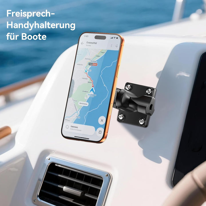 MAGJIEYX Handyhalterung Auto mit Bohrerbasis, Magnetisch Armaturenbrett Halterung für LKW Transporte
