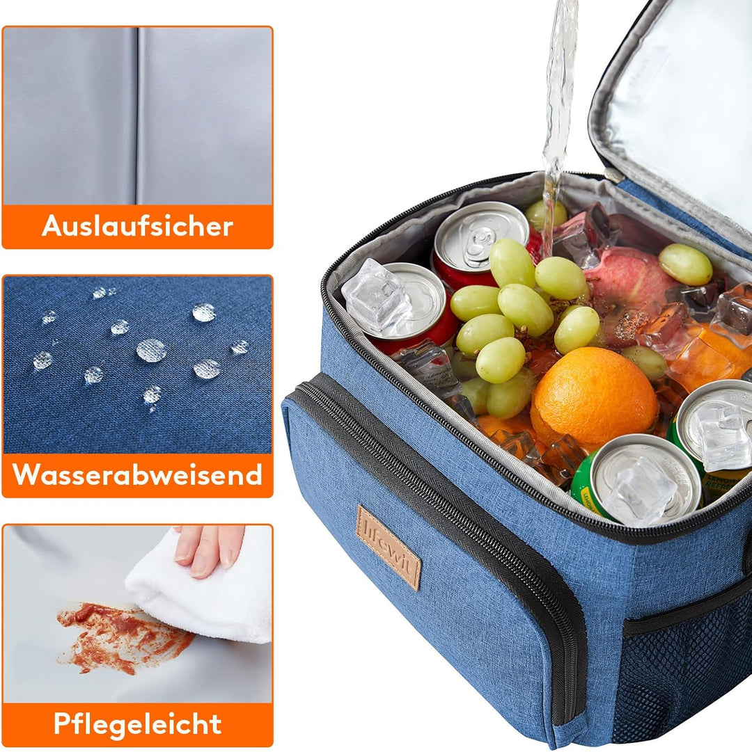 Lifewit Isolierte Kühltasche, Wiederverwendbare Lunchtasche, Tragbare Kühlbox, weiche Tragetasche, a