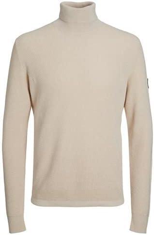 JACK & JONES Male Rollkragenpullover Einfarbig Rollkragenpullover, XS