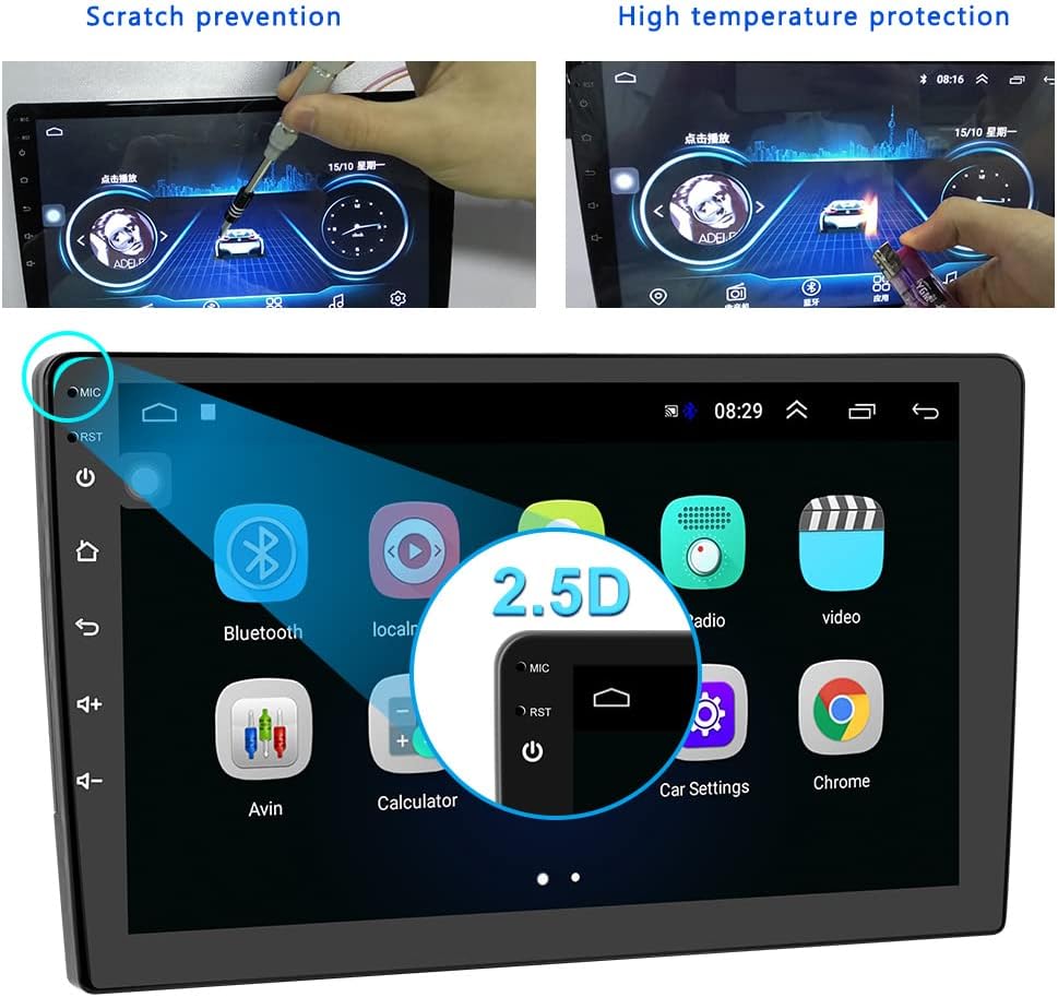 Riloer MP5 Multimedia Player Unterstützung Bluetooth WiFi FM Radio Doppel USB 2 Din Android Autoradi