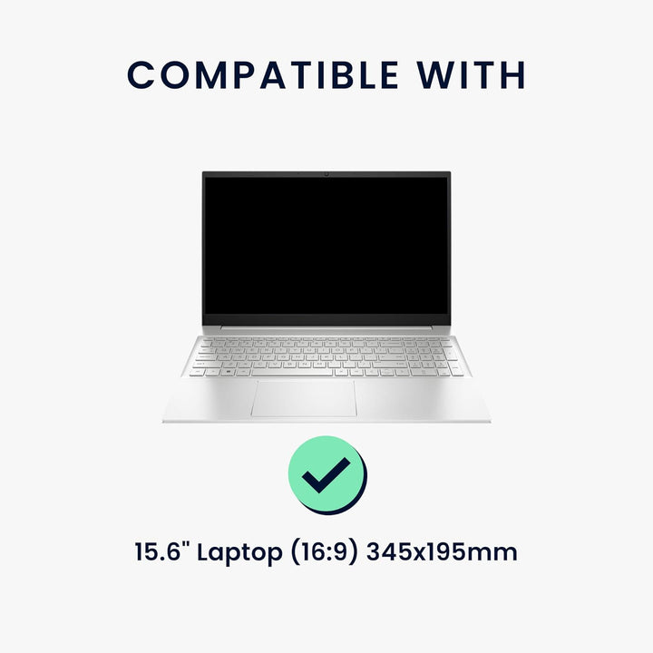 kwmobile Sichtschutzfolie für 15.6" Laptop (16:9) 345x195mm Folie - Blickschutzfolie Privacy Screen