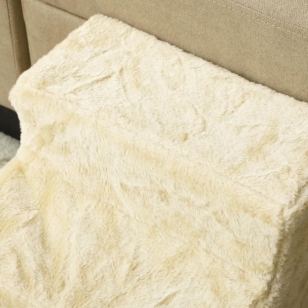 PawHut Hundetreppe 3 Stufen 35 cm Hoch Haustiertreppe für kleine Hunde oder Katzen, Katzentreppe Hun
