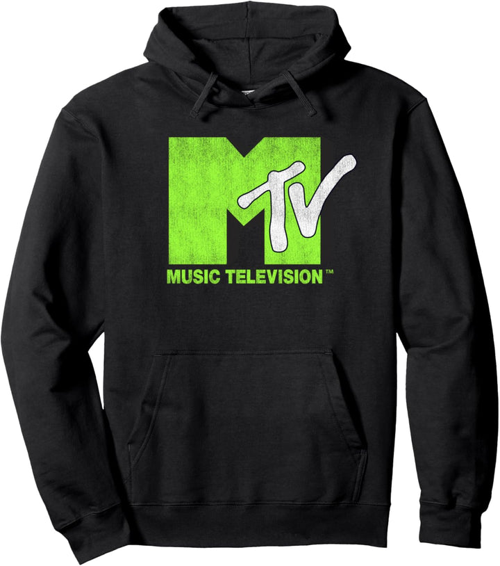 MTV Green Logo Pullover Hoodie