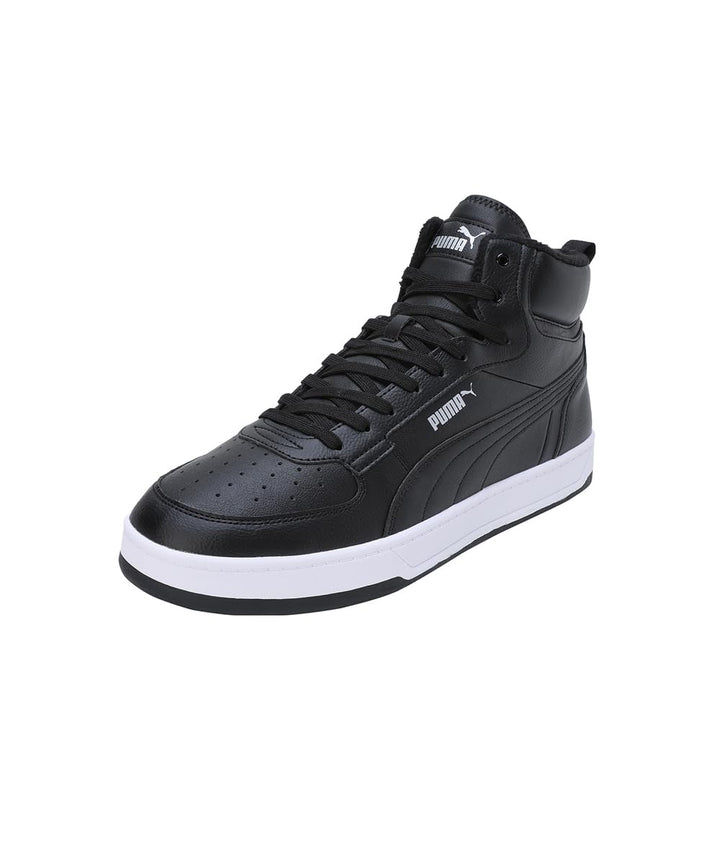 PUMA Unisex Caven 2.0 Mid WTR Sneaker 38.5 EU Puma Black Puma Silver Puma White, 38.5 EU Puma Black
