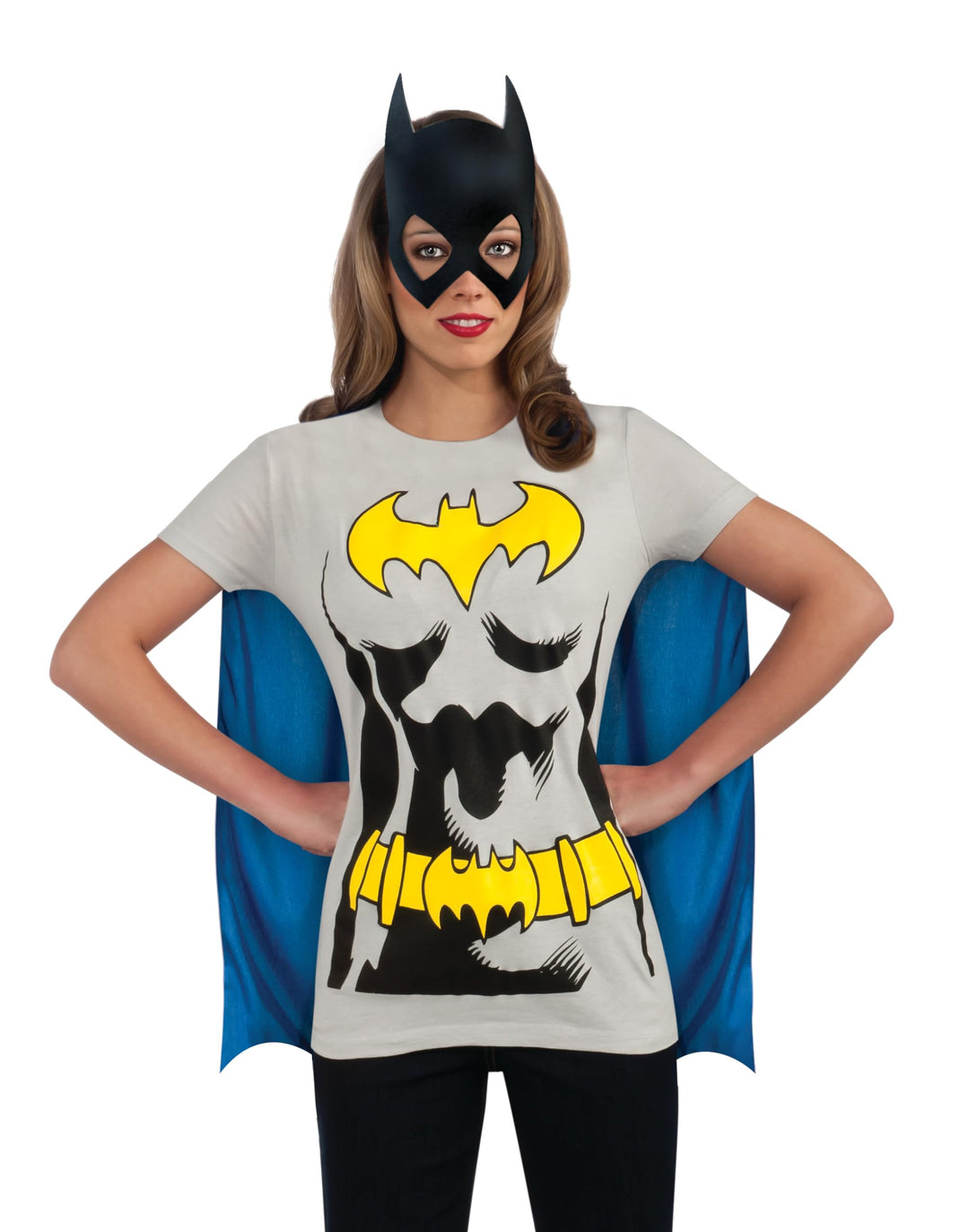 Rubie's Official 880476M Batman-T-Shirt-Set, Kostüm für Erwachsene, Grösse M, M
