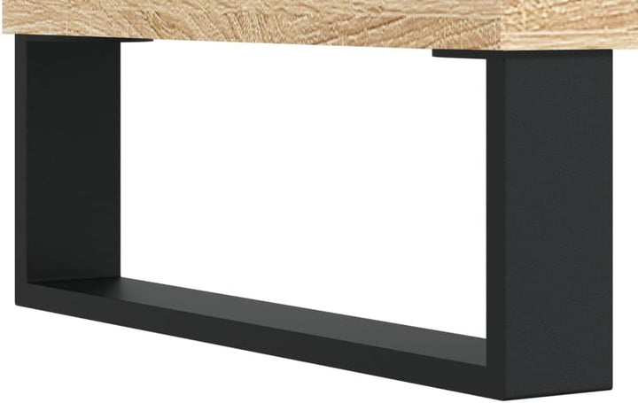 vidaXL Plattenschrank Sonoma-Eiche 100x38x48 cm Holzwerkstoff Sonoma Eiche, Sonoma Eiche