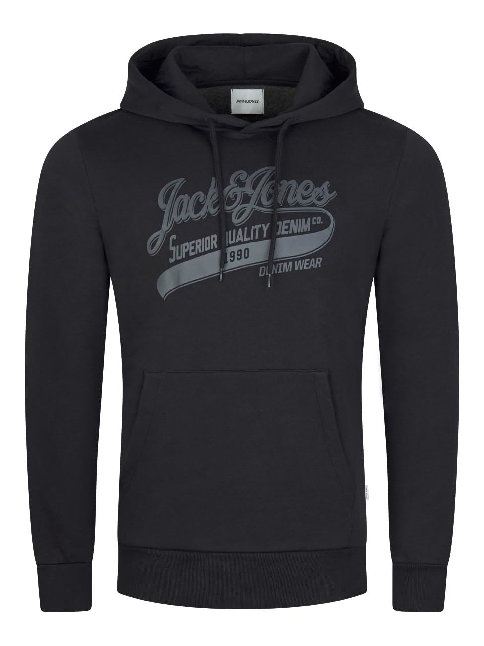 JACK & JONES Herren Kapuzenpullover JJEADRIAN Hoodie Sweatshirt Pullover Kapuze Kängurutaschen Regul