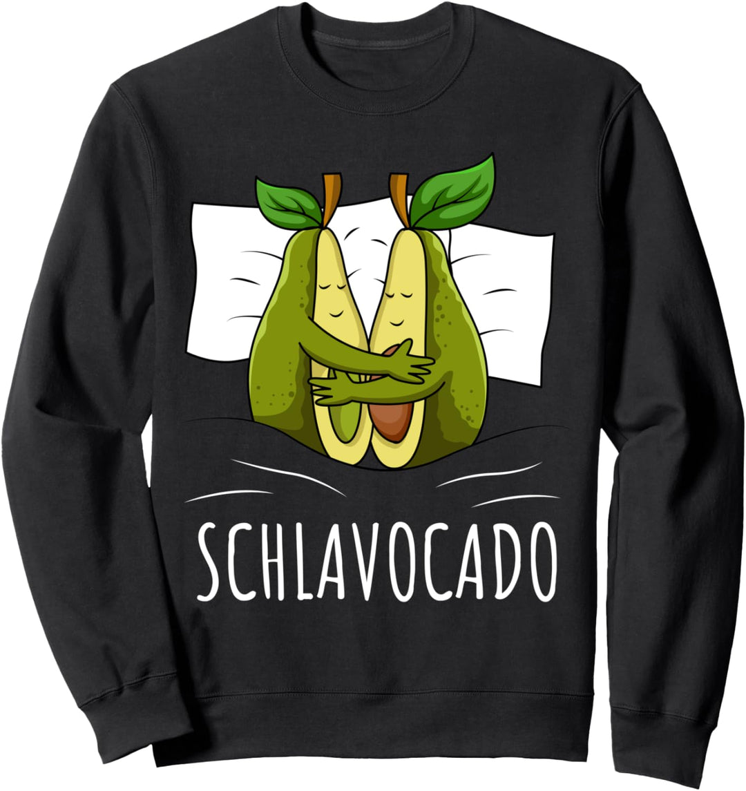 Avocado Schlafshirt Schlavocado Schlafanzug Sweatshirt