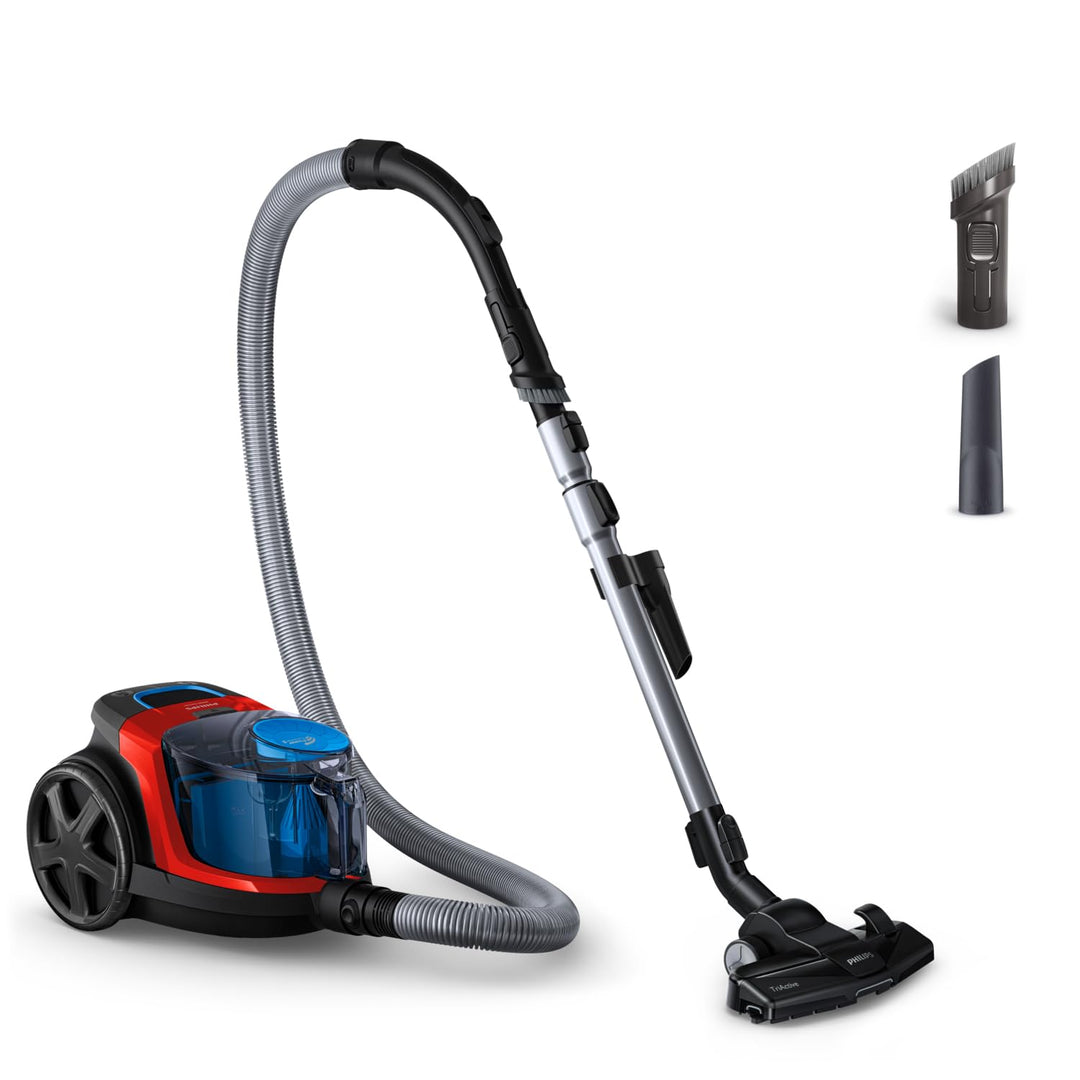 Philips Beutelloser Staubsauger FC9330/09, 1.5 liters, Schwarz, Blau, Grau, Rot