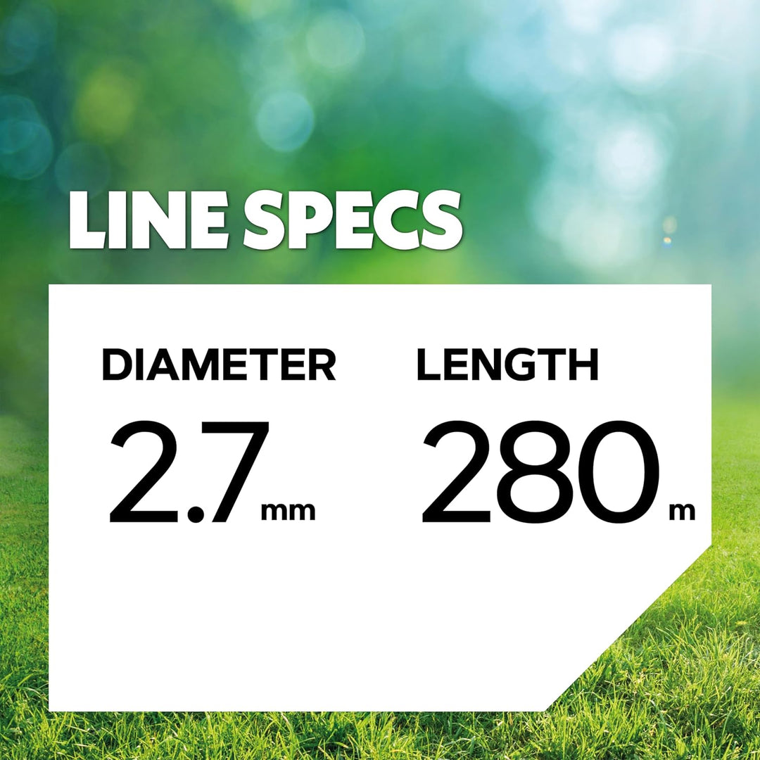 Oregon 559055 Nylium Mähfaden mit sternförmigem Querschnitt, 2,7 mm, 280 Meter-Spule 2.7 mm 280 m, 2