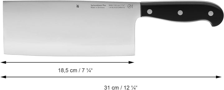 WMF Spitzenklasse Plus Chinesisches Kochmesser 31 cm, Made in Germany, Messer geschmiedet, Performan