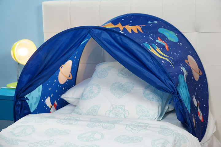 Betttunnel Sleepfun Tent Bettzelt (1-St), Pop Up Zelt, mit Leselampe und Aufbewahrungstasche 70x200c