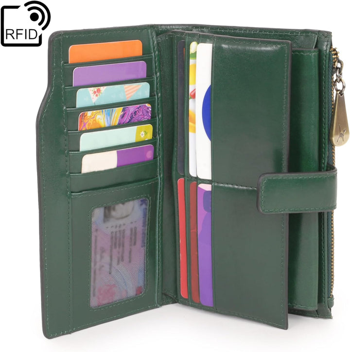 Catwalk Collection Handbags - Leder - Geldbörse/Damenbörse/Geldbeutel mit telefonfach - 20 Kreditkar