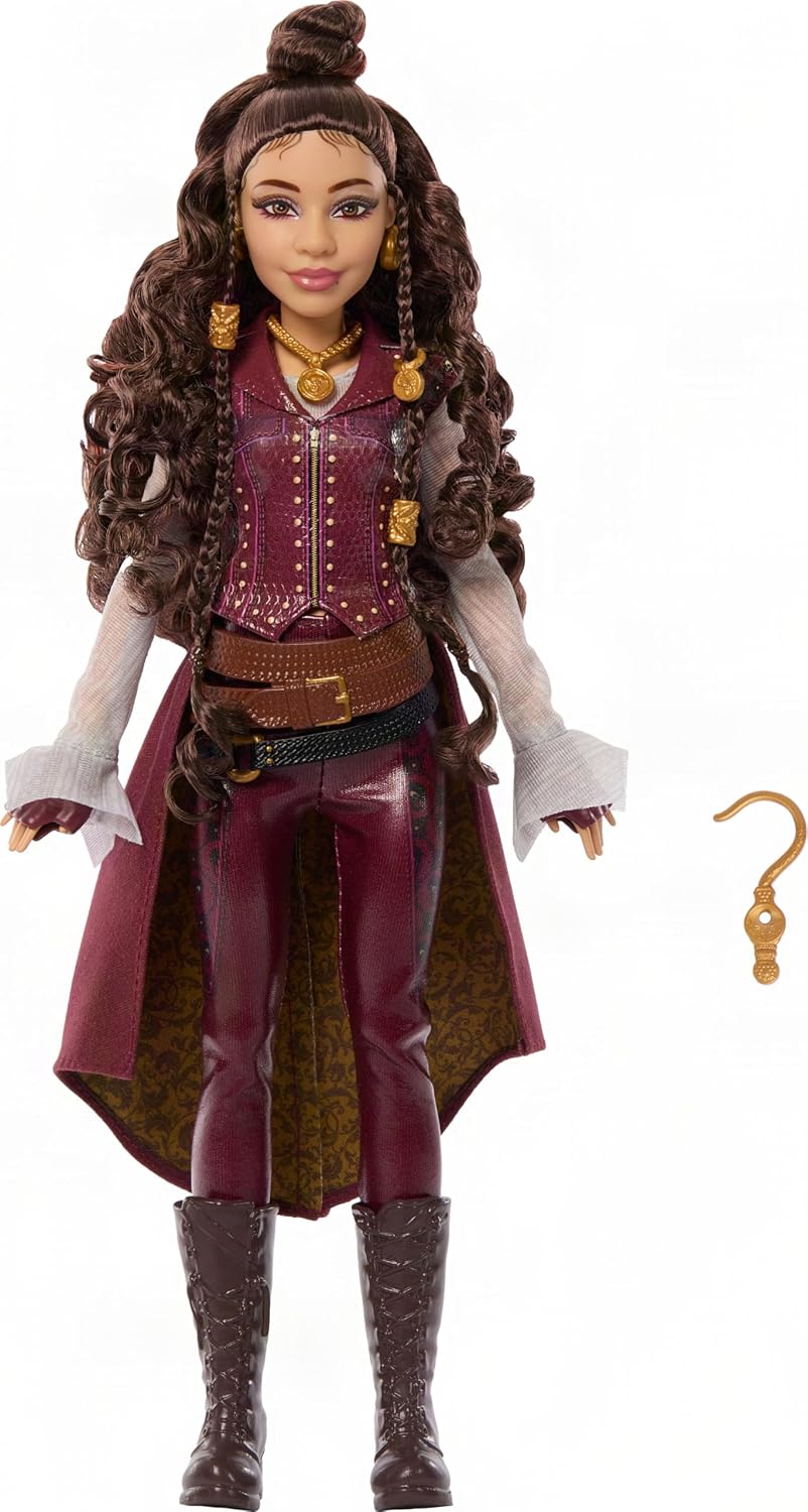 Mattel Disney „Descendants: Wicked Wonderland“ Modepuppe und Accessoires, Hazel Hook, Tochter von Ca