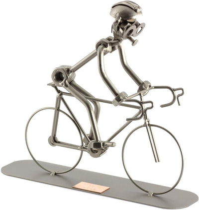 Steelman24 I Schraubenmännchen Rennrad I Made in Germany I Handarbeit I Geschenkidee I Stahlfigur I