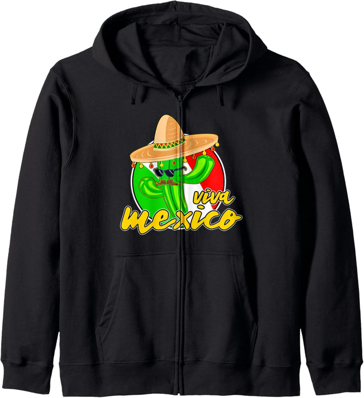 Viva Mexico Mexikanisches Souvenir Geschenk Frühling Sommer Kapuzenjacke