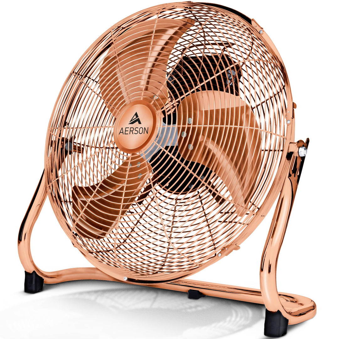TRESKO AERSON Bodenventilator 30cm | Windmaschine mit 3-Leistungsstufen 55W | Standventilator Ventil