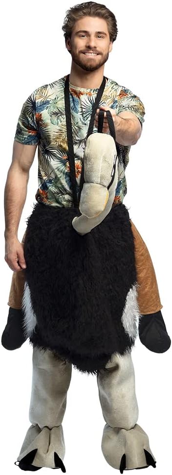 Boland 88089 - Plüschkostüm Strauss, Tierkostüm für Damen und Herren, Kostüm für Karneval und Mottop