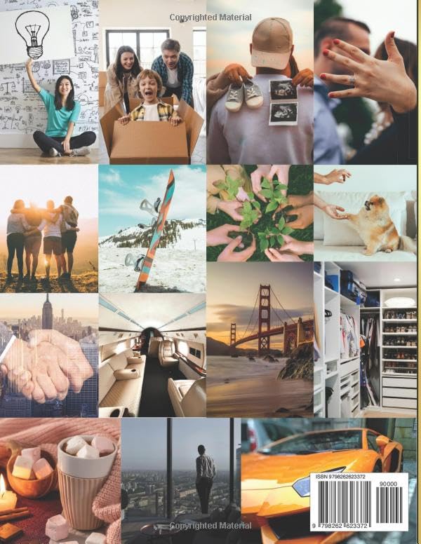 Vision Board Clip Art Book: 500+ Pictures, Quotes, Words & Affirmations – Law of Attraction Kit for