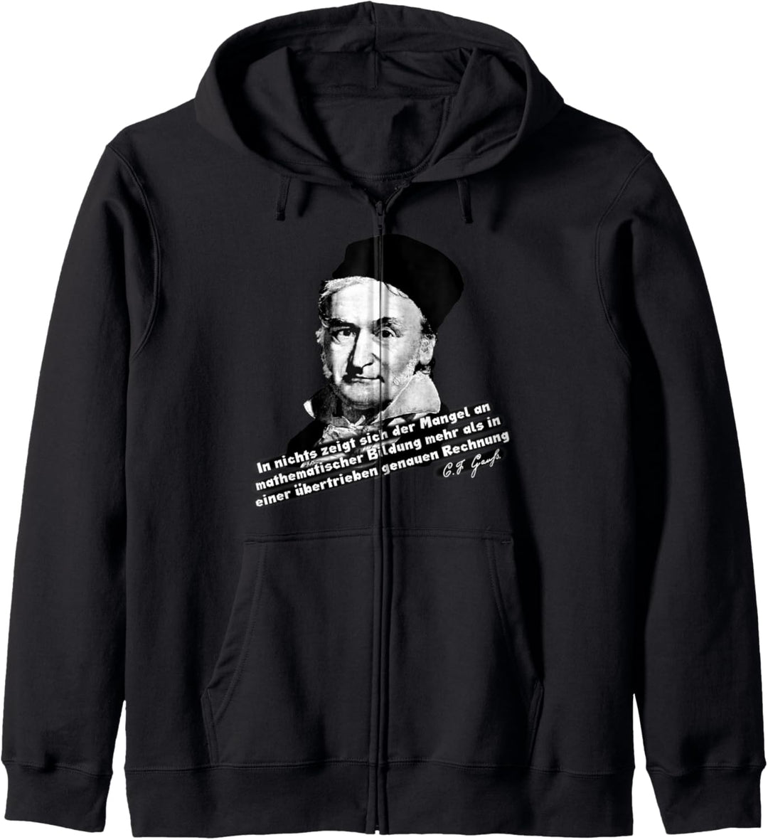 Carl Gauss Deutscher Mathematiker Physiker Mathe Geschenk Kapuzenjacke