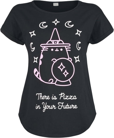 Pusheen Frauen Schlafanzug schwarz Fan-Merch, Katzen, S