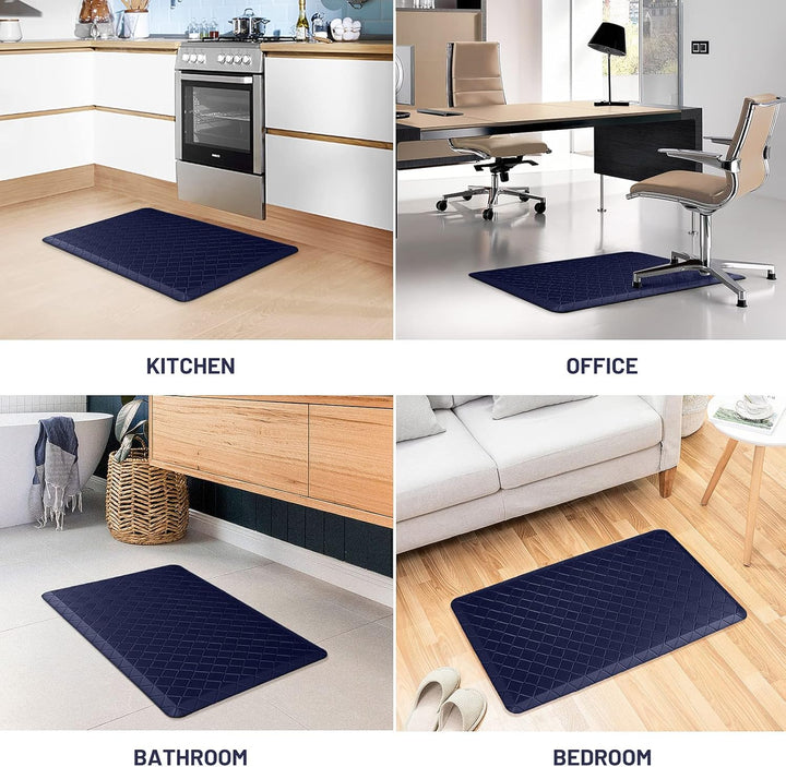 HappyTrends Küchenläufer, Anti-Ermüdungsmatten, 43,9 x 71,1 cm, rutschfest, wasserdicht, ergonomisch