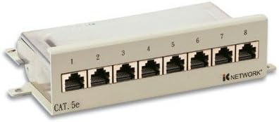 Patchpanel 8 Port Cat. 5e STP