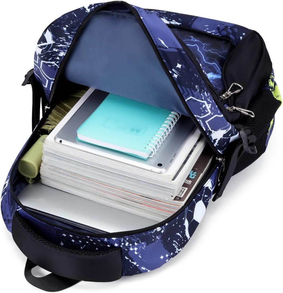 Schulrucksack Jungen Teenager Rucksäcke Kinder Schulranzen Grundschule Mittel Buchtasche Grosse Wass