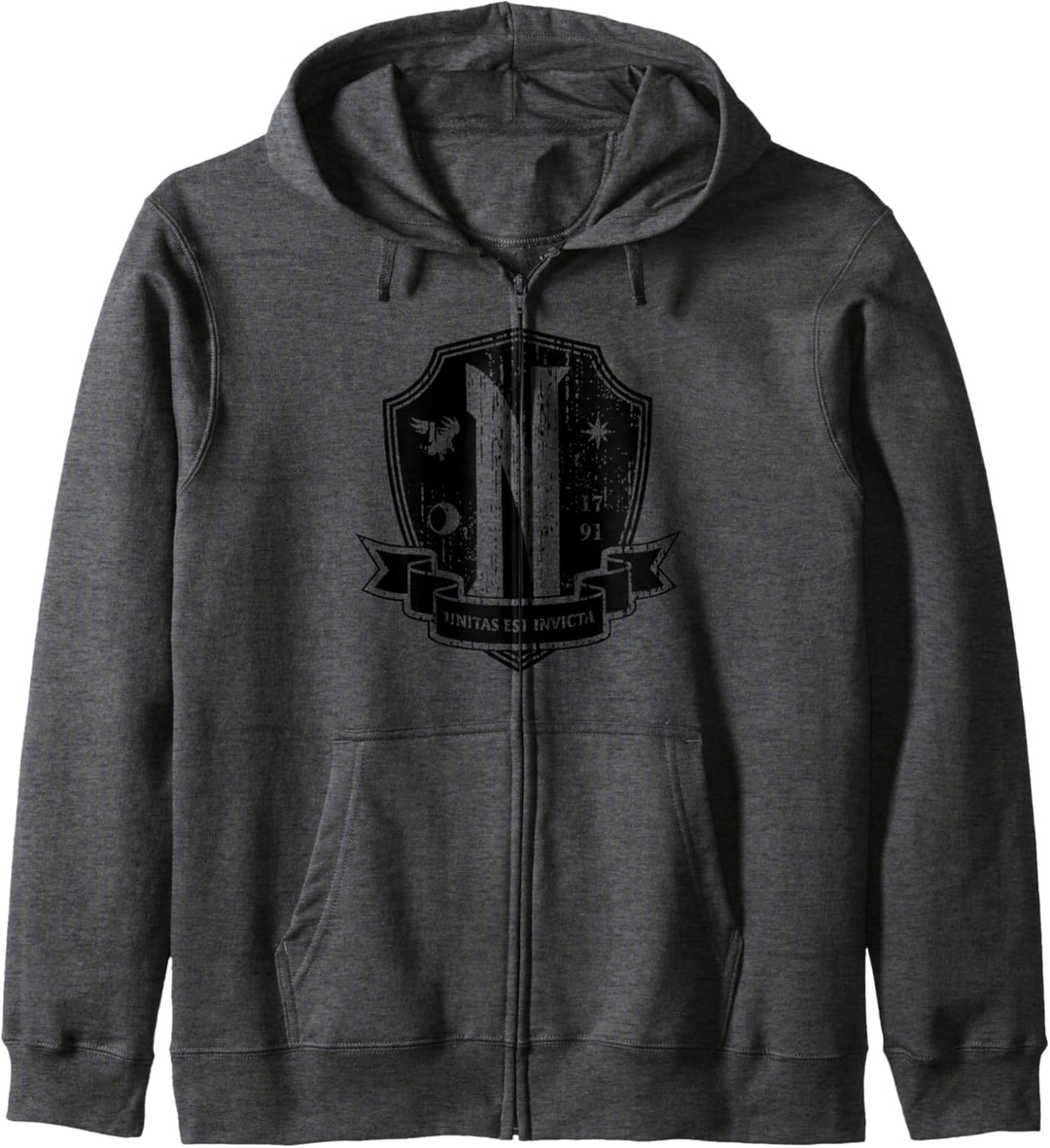 Wednesday Nevermore Academy Emblem Kapuzenjacke