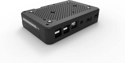 GeeekPi DeskPi Lite Gehäuse für Raspberry Pi 3B/3B+, Raspberry Pi 3B ABS Gehäuse mit Power Button &