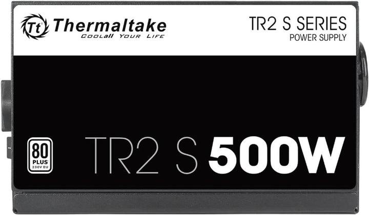 Thermaltake TR2 S 500W | PC-ATX-Netzteil | 80-Plus | leiser 120 Lüfter | EU zertifiziert | schwarz,