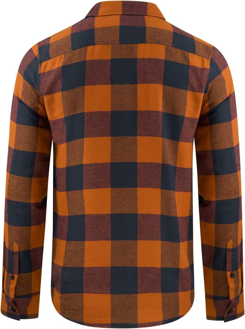 riverso Herren Freizeit Hemd RIVArne Regular Fit Karohemd Flanellhemd Holzfällerhemd kariert Langarm