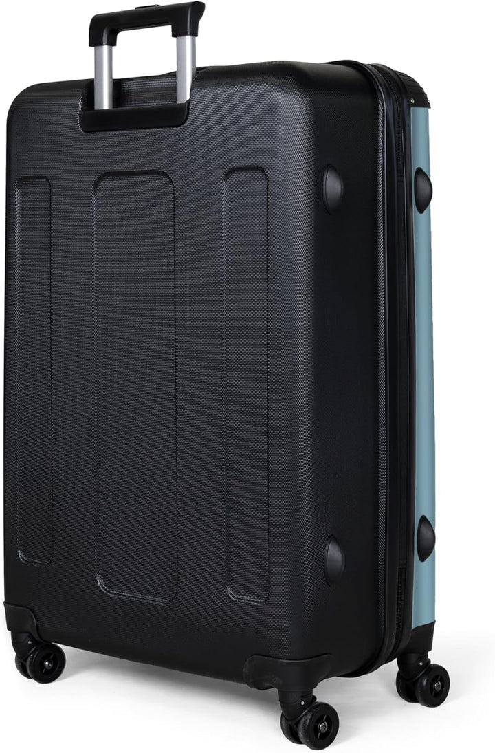 NoBoringSuitcases.com® Koffer XL Gross 77x51.5x28 cm Reisekoffer mit 4 Rollen Leicht Trolley Hartsch