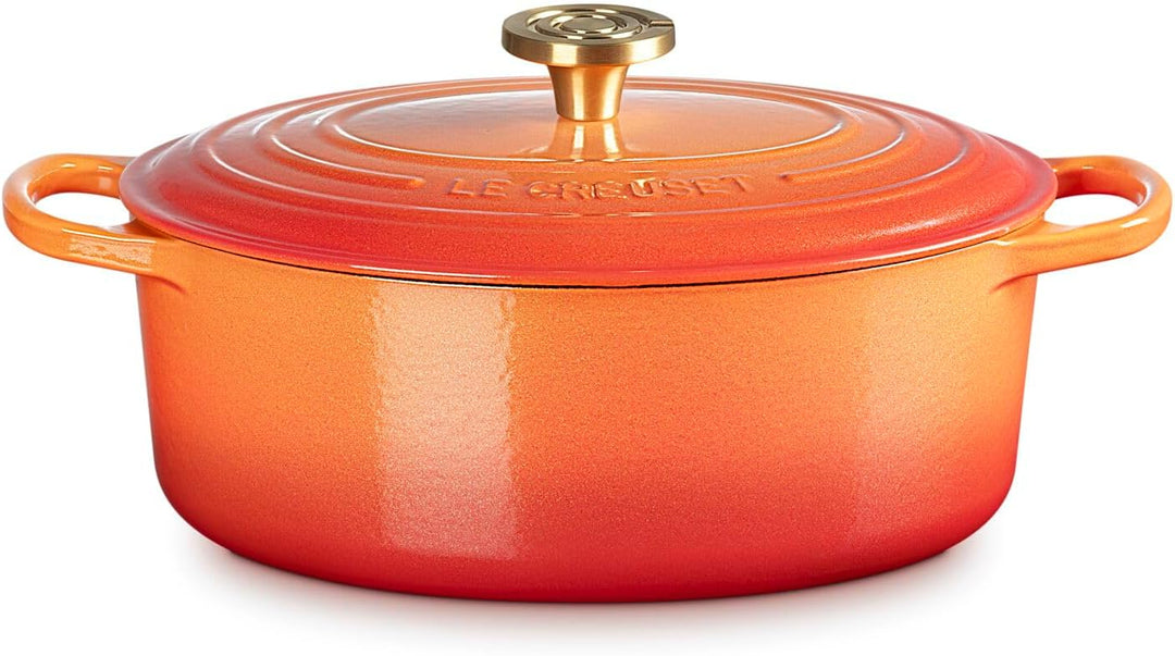 Le Creuset Flamme Dorée Ovalkasserolle, 29 cm Volcanic 29 cm, Volcanic 29 cm