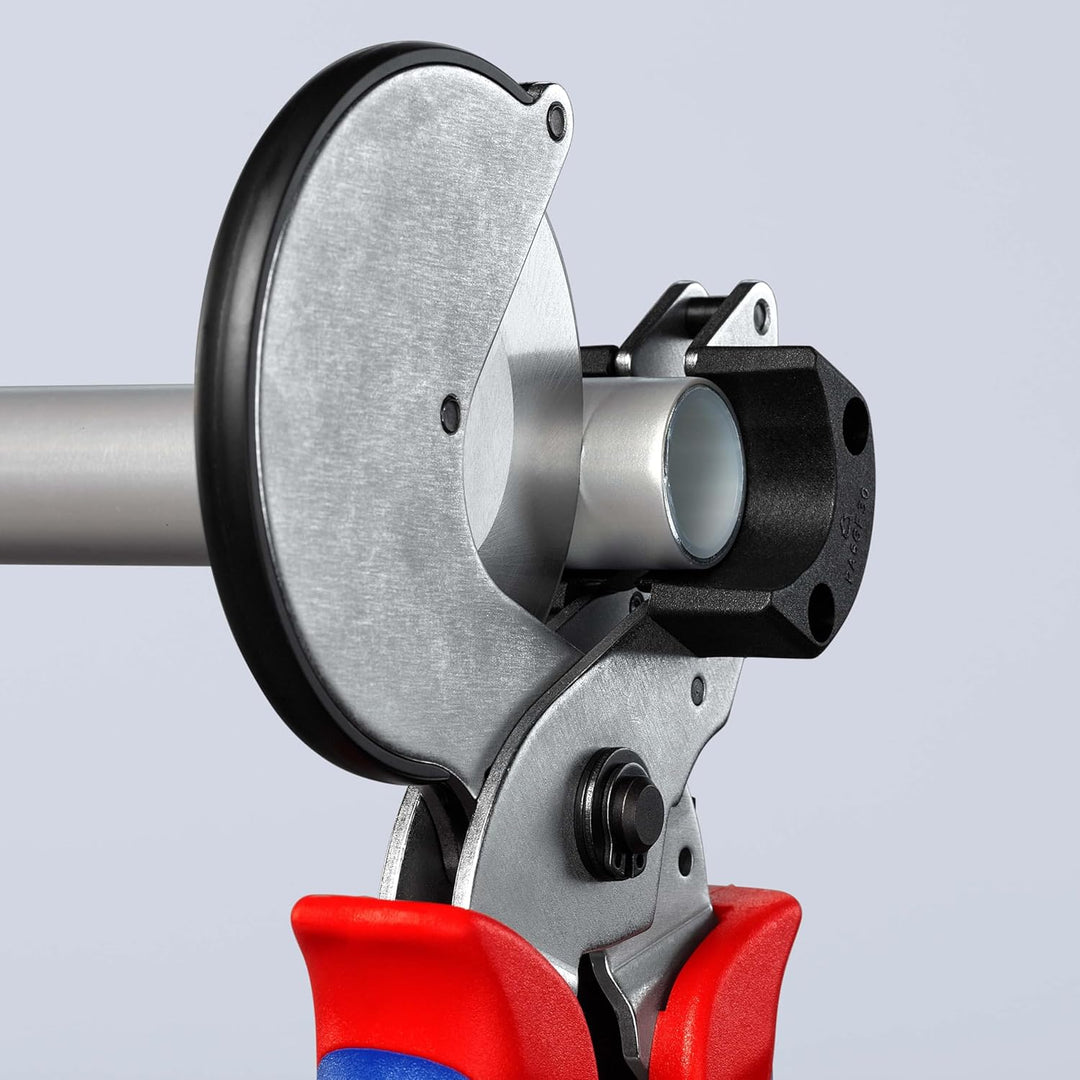 KNIPEX 90 25 25 Rohrschneider für Verbund- und Kunststoffrohre mit Mehrkomponenten-Hüllen 210 mm