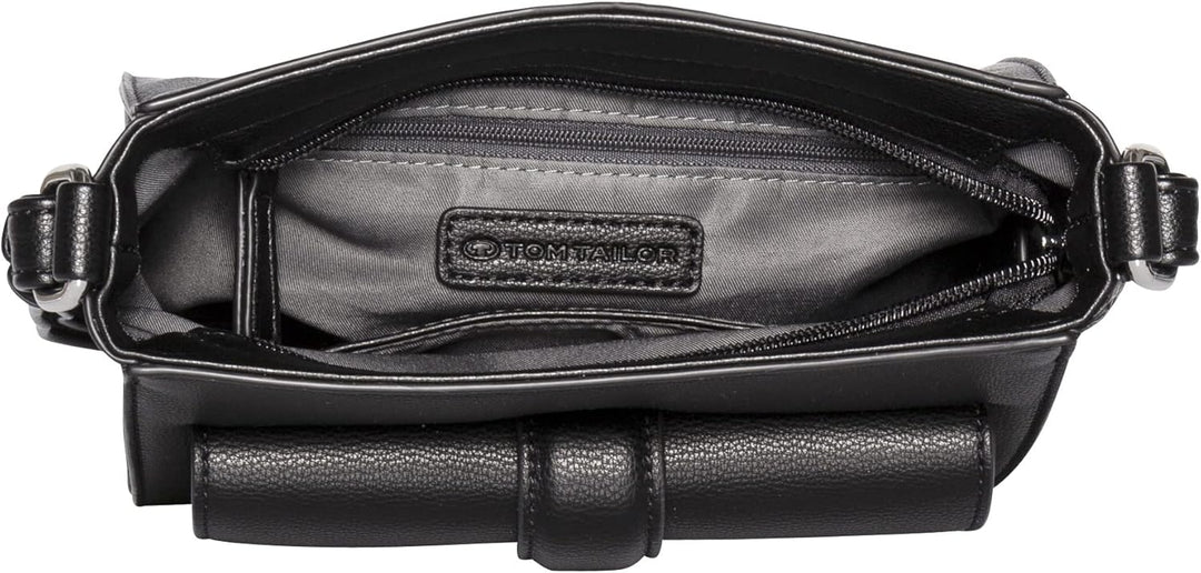 TOM TAILOR- Amely , Damen , Umhängetasche Mixed Black, Mixed Black