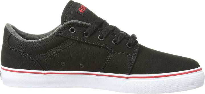 Etnies Herren Barge Ls Skate-Schuh 38 EU Schwarz Black Dark Grey Red, 38 EU Schwarz Black Dark Grey