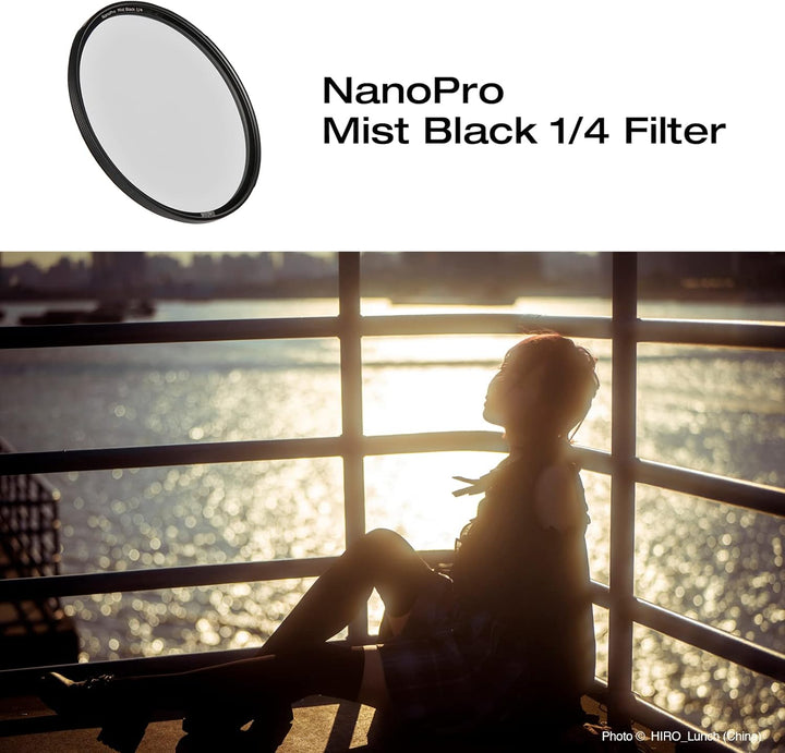 Haida 77 mm Nebel Black 1/4 Filter Diffusion Effect Soft Glow Lens Filter (NanoPro Series), 77 mm