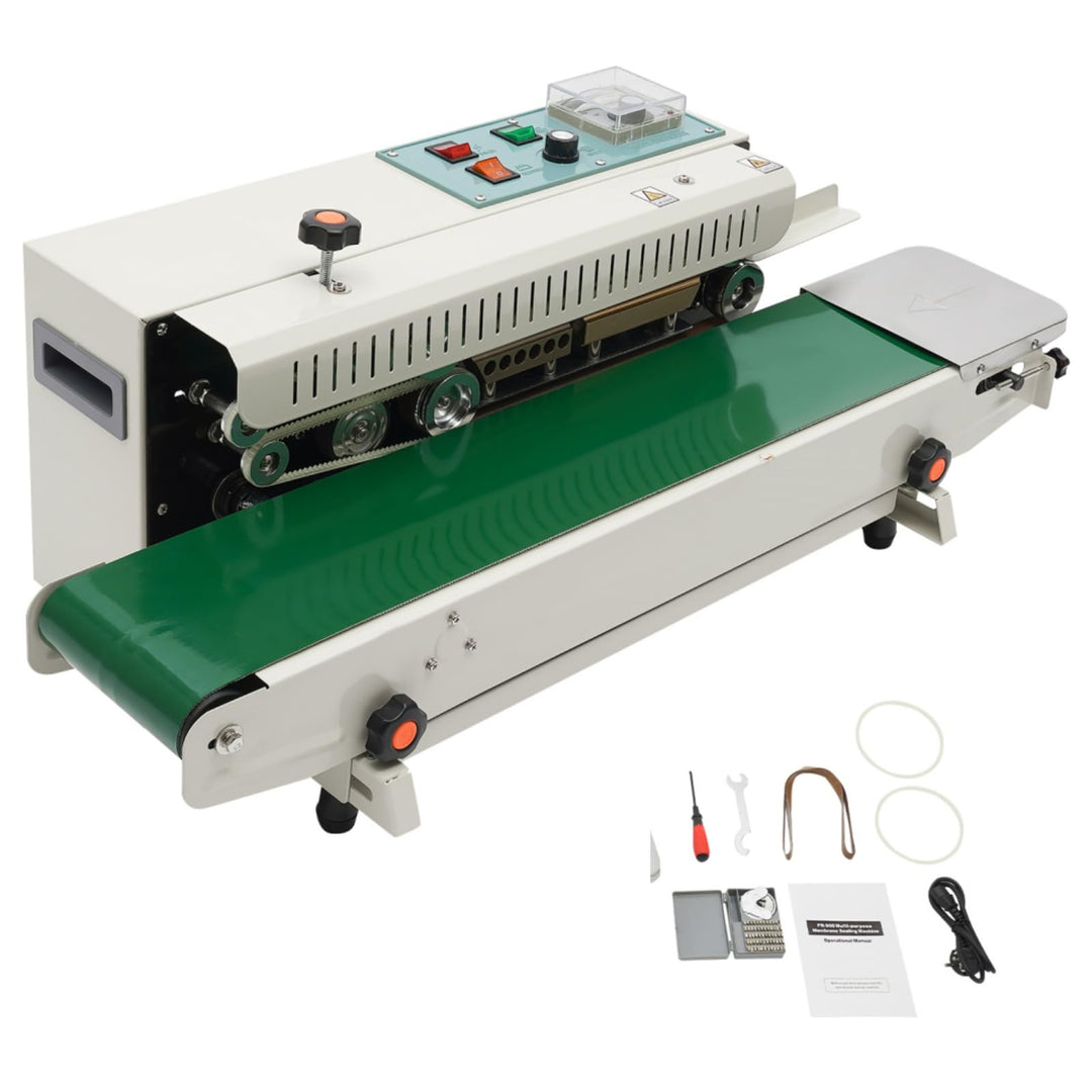 500W Durchlaufsiegelgerät | Konstanthitze Automatisch Folienschweissgerät | Horizontal Kontinuierlic