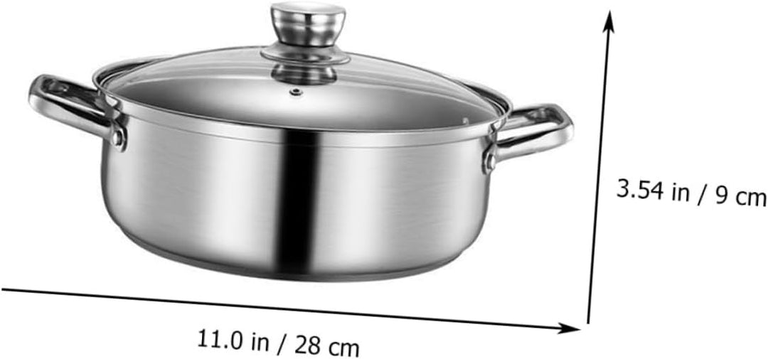 Cabilock 1stk Mandarinententopf Aus Edelstahl Teiler Heisser Topf Induktionskochtopf Mongolischer Du