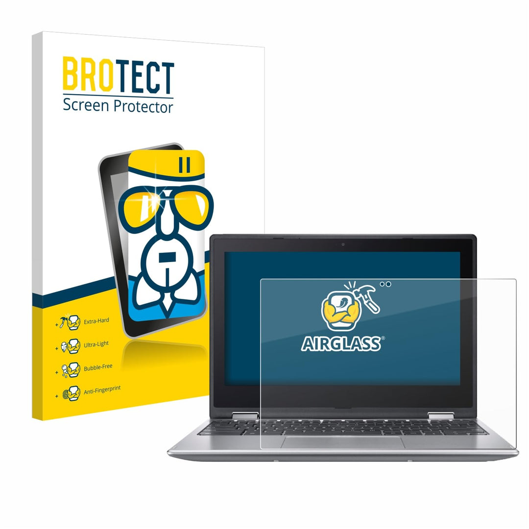BROTECT Schutzglas für Acer Chromebook Spin 511 R756TN-TCO Schutzfolie Panzer-Folie Glas [Extrem Kra
